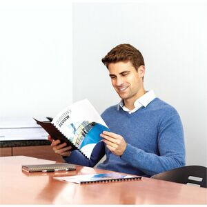Fellowes Crystals Letter-Size Ultra Clear Binding Covers - 11" Height x 8.5" Width x 5 mil Thickness - For Letter 8 1/2" x