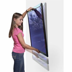 Ergotron Glide Wall Mount for TV - Black - Height Adjustable - 116.8 cm to 160 cm (63") Screen Support - 31.75 kg Load Cap
