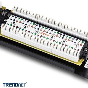 12-Port Cat. 6 Unshielded Patch Panel (10" wide)
