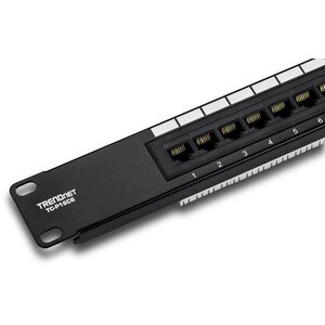 Network Pièce pour panneau TRENDnet TC-P16C6 - 16 Port(s) - 16 x RJ-45 - 19" Grand Angle/Champ de Vue Elargi