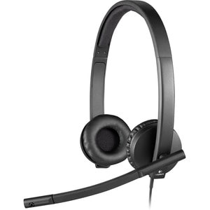 Logitech H570e Wired Over-the-head Stereo Headset - Binaural - Supra-aural - 31.50 Hz to 20 kHz - Noise Cancelling, Electr