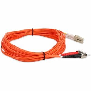 AddOn 2m LC (Male) to ST (Male) Orange OM1 Duplex Fiber OFNR (Riser-Rated) Patch Cable - 100% compatible and guaranteed to