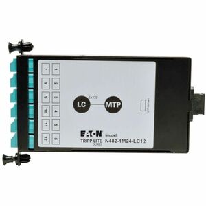 Eaton Tripp Lite Series 100Gb/120Gb to 10Gb Breakout Cassette - 24-Fiber OM4 MTP/MPO ( Male with Pins ) to (x12) LC - 1 x 