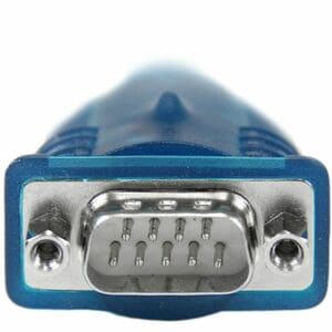 StarTech.com Cable Adaptador USB a Serie RS232 de 1 Puerto Serial DB9 - Macho a Macho - Negro