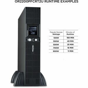 UPS de línea interactiva CyberPower Intelligent LCD OR2200PFCRT2U - 2kVA/1.54kW - 2U Rack/Torre - 10Hora(s) Recharge - 4.5