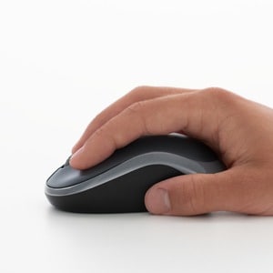 Logitech M185 Wireless Mouse, 2.4GHz with USB Mini Receiver, 12-Month Battery Life, 1000 DPI Optical Tracking, Ambidextrou