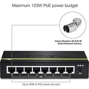 8-port GREENnet Gigabit PoE+ Switch (105W)