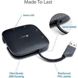TP-Link UH400 USB-Hub - USB 3.0 Typ A - Extern - 4 Total USB Port(s) - 4 USB 3.0 Port(s) - Mac, Linux, PC