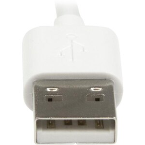 StarTech.com Angled Lightning to USB Cable - 2m (6ft) - White - Cable for iPhone, Mobile Device - First End: 1 x 8-pin Lig