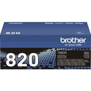 Brother TN820 Original Toner Cartridge - Laser - Standard Yield - 3000 Pages - Black - 1 Each