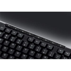 Logitech K270 Keyboard - Wireless Connectivity - USB Interface - RF - 10 m - 2.40 GHz - Email, Play/Pause, Volume Control 