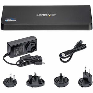 StarTech.com Docking Station USB 3.0 para 2 Monitores HDMI y DisplayPort 4K - USB 3.0 a 4x USB-A, Ethernet, HDMI y DP - Re