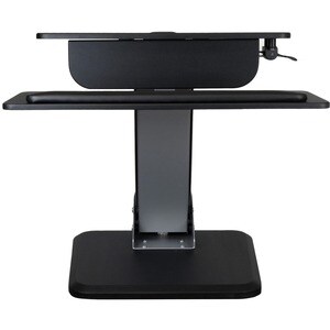 StarTech.com Height Adjustable Standing Desk Converter - Sit Stand Desk with One-finger Adjustment - Ergonomic Desk - Turn