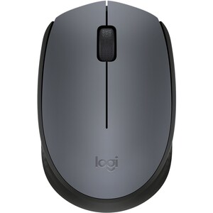 Logitech M170 Mouse - Radio Frequency - Grey - Wireless - Scroll Wheel