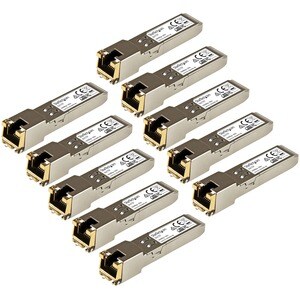 StarTech.com Cisco GLC-SX-MM Compatible - 10 Pack - Gigabit SFP - SFP Transceiver Module - LC Fiber -MM -Cisco SFP Module 