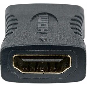Cople HDMI hembra a hembra - 3840 x 2160 Supported - Oro Contacto - Negro