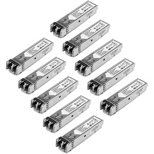 StarTech.com 10 pack HPE J4858C Compatible SFP Module - 1000BASE-SX - 1GE Gigabit Ethernet SFP 1GbE Multi Mode/MMF Fiber T