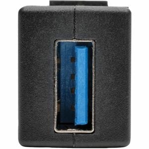 Eaton Tripp Lite Series USB 3.0 All-in-One Keystone/Panel Mount Coupler (F/F), Black, TAA - 1 x Type A Female USB - 1 x Ty