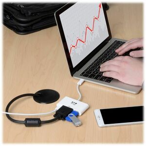 Tripp Lite series U444-06N-VU-C Graphic Adaptor - USB 3.1 Type C - 1 x VGA - 1 Each