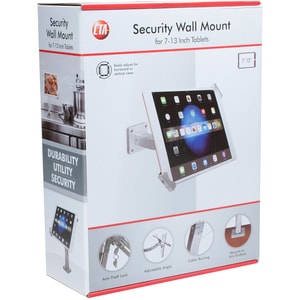 CTA Digital Security Tabletop and Wall Mount for 7-13 Inch Tablets, including iPad 10.2-inch (7th/ 8th/ 9th Gen.) - 1 Disp
