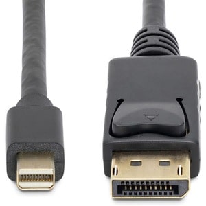 StarTech.com MDP2DPMM10. Kabellänge: 3 m, Anschluss 1: mini DisplayPort, Anschluss 2: DisplayPort. Kabeldiameter: 4,8 mm, 