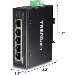 TRENDnet TI-G50 5 Anschlüsse Ethernet-Switch - Gigabit-Ethernet - 1000Base-T - Neu - TAA-konform - 2 Unterstützte Netzwerk