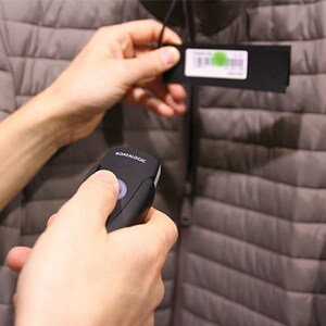 Datalogic RIDA DBT6400 Retail, Gesundheitswesen Handheld Barcode-Scanner - Kabellos Konnektivität - Schwarz - USB Kabel im