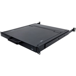 Rack Solutions 1U Sliding KVM with Keyboard, Trackpad and 17in Monitor (1 KVM Port) - 17" LED - 1280 x 1024 - Keyboard - T