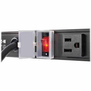 Eaton Tripp Lite Series 8-Outlet Vertical Power Strip, 120V, 15A, NEMA 5-15P, 15 ft. (4.57 m) Cord, 24 in., Black Housing 