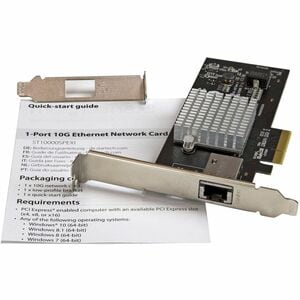 StarTech.com 10G Network Card - NBASE-T - RJ45 Port - Intel X550 chipset - Ethernet Card - Network Adapter - Intel NIC Car