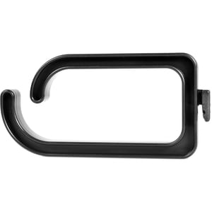 StarTech.com 1U 19in Metal Rackmount Cable Management Panel - Rack cable management kit - 1U - Cable Management Panel - Bl