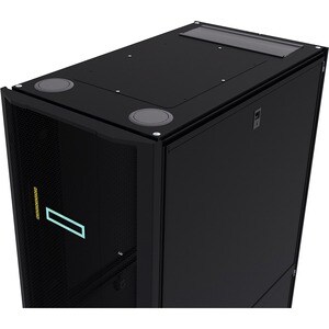 HPE 42U Floor Standing Rack Cabinet for Server, PDU - Black - 1021 kg Dynamic/Rolling Weight Capacity - 1361 kg Static/Sta