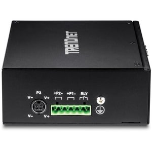 TRENDnet 10-Port Hardened Industrial Gigabit DIN-Rail Switch, 20Gbps Switching Capacity, DIN-Rail And Wall Mounts Included