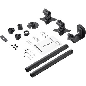 StarTech.com Desk Mount Dual Monitor Mount, Vertical, Steel Dual Monitor Arm, For VESA Mount Monitors up to 27" (22lb/10kg
