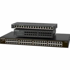 Netgear Business GS348 Ethernet Switch - 48 Ports - Gigabit Ethernet - 10/100/1000Base-T - 2 Layer Supported - 23 W Power 