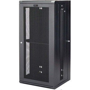 StarTech.com 4-Post 12U Wall Mount Network Cabinet, 19" Hinged Wall-Mounted Server Rack for IT Equipment, Flexible Lockabl