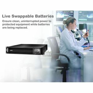 APC Smart-UPS On-Line, 1500VA, Tower, 120V, 6x 5-15R NEMA outlets, SmartSlot, Extended runtime, W/O rail kit - Rack-mounta