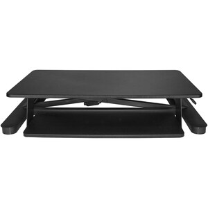 StarTech.com Sit Stand Desk Converter - With 35" Work Surface - Height Adjustable Standing Desk Converter - Stand Up Desk 