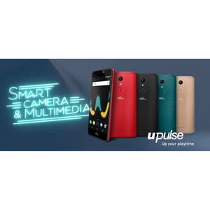 Smartphone Wiko Upulse 32 GB - 4G - 14 cm (5,5") LCD HD 1280 x 720 - 3 GB RAM - Android 7.0 Nougat - Oro - Bar - 2 Support