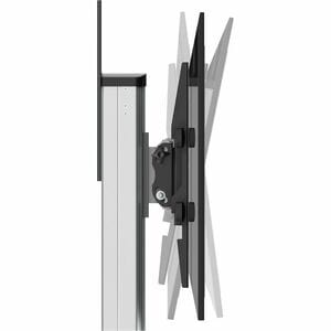 StarTech.com Carrello TV per Schermo da 32" a 70" - Regolazione Altezza One-Touch - Carrello Mobile per TV - VESA - 1 Ripi