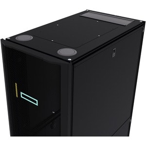 HPE Advanced 42U Floor Standing Rack Cabinet for Server, KVM Switch - Black - 1133.98 kg Dynamic/Rolling Weight Capacity -