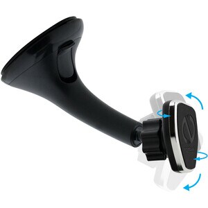 Hypercel MagBuddy Vehicle Mount for iPhone, Smartphone, iPad mini, iPad, iPad Air, Cell Phone - Black - Black BLK POWERFUL