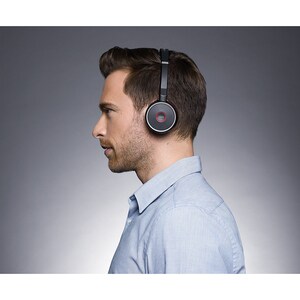 Jabra EVOLVE 75 MS Wireless Over-the-head Stereo Headset - Binaural - Circumaural - 3048 cm - Bluetooth - 20 Hz to 20 kHz 