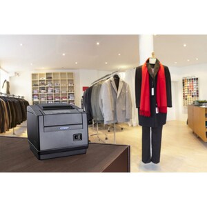 Citizen CT-S801II Direct Thermal Printer - Monochrome - Label/Receipt Print - Bluetooth - 80 mm (3.15") Print Width - 300 