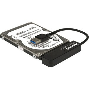 Hamlet Adattatore USB 3.0 5 Gbps per Hard Disk SATA III con Box per Hard Disk senza viti. Permette di collegare un Hard Di