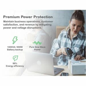 APC Smart-UPS, Line Interactive, 1000VA, Tower, 120V, 8x NEMA 5-15R outlets, SmartConnect Port+SmartSlot, AVR, LCD - Tower