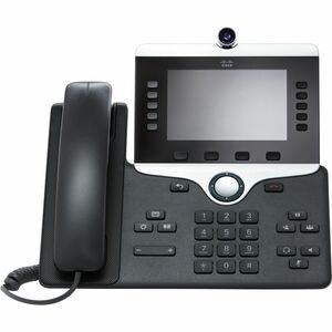 Cisco 8845 IP Phone - Corded - Corded - Bluetooth - Wall Mountable, Tabletop - Charcoal - TAA Compliant - 5 x Total Line -