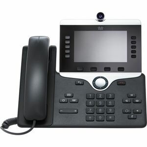 Cisco 8845 Telefone IP - Bluetooth - Montagem em parede, Tabletop - Carvão - Compatível com TAA - 5 x Linha Total - VoIP -