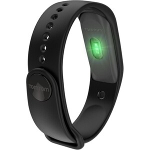 TomTom Touch Smart Band - Black, Coral Red Body Color - Heart Rate Monitor, Accelerometer, Motion Sensor, Gyro Sensor, Opt