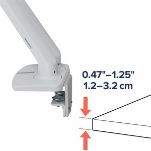 Ergotron Mounting Arm for Monitor, Display Screen, LCD Monitor - White - Landscape/Portrait - Height Adjustable - 2 Displa